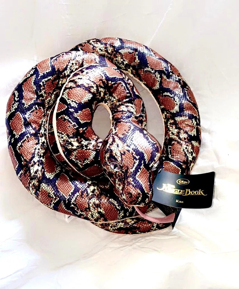 Disney Store Official Jungle Book Kaa Snake plush Soft Stuffed animal toy NEW