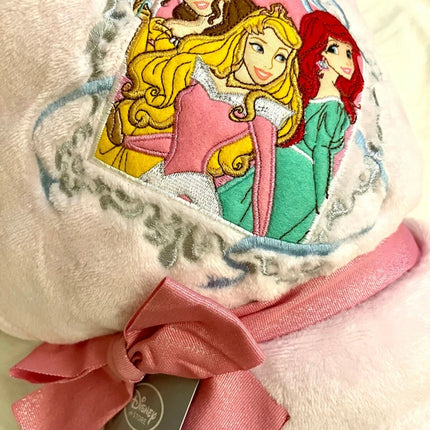 Disney Store Official Princess Fleece Throw Blanket Ariel Belle Aurora graphics