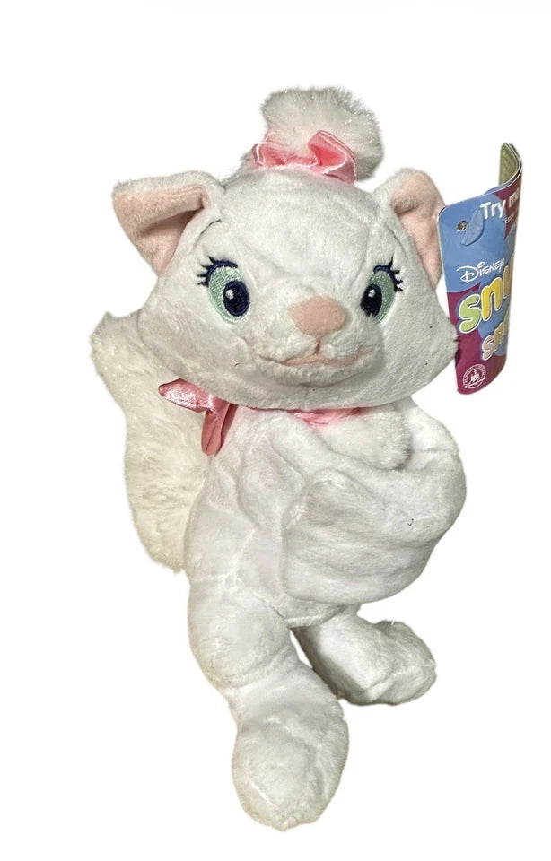 DISNEY STORE Snuggle Snapper Hugging MARIE SOFT PLUSH TOY. THE ARISTOCATS 22cm