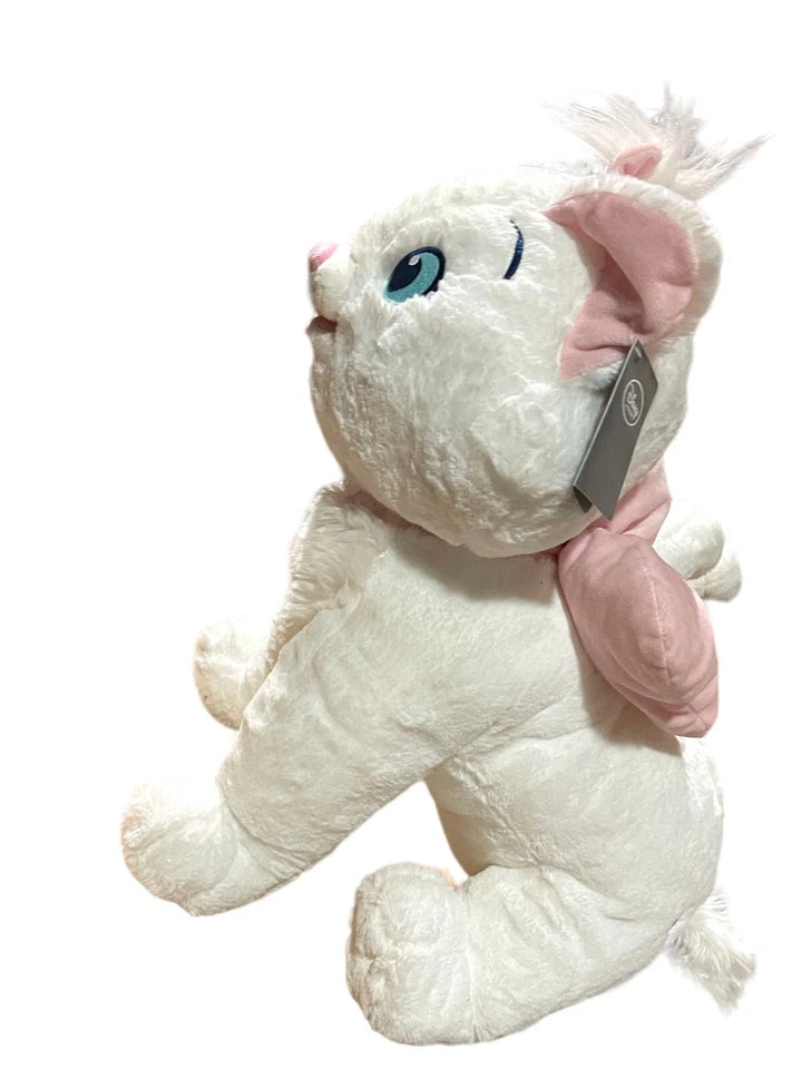 Disney Store Official Aristocats Marie large Soft Plush White Cat Toy 24" NEW