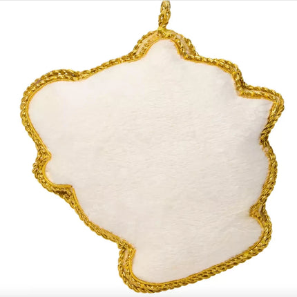 Disney store official Mrs. Potts Beaded Ornament, Beauty and the Beast shimmer