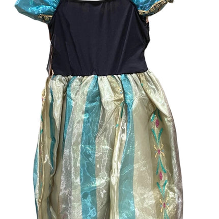 Disney Official Frozen Princess Anna Coronation Green costume dress Girls kids