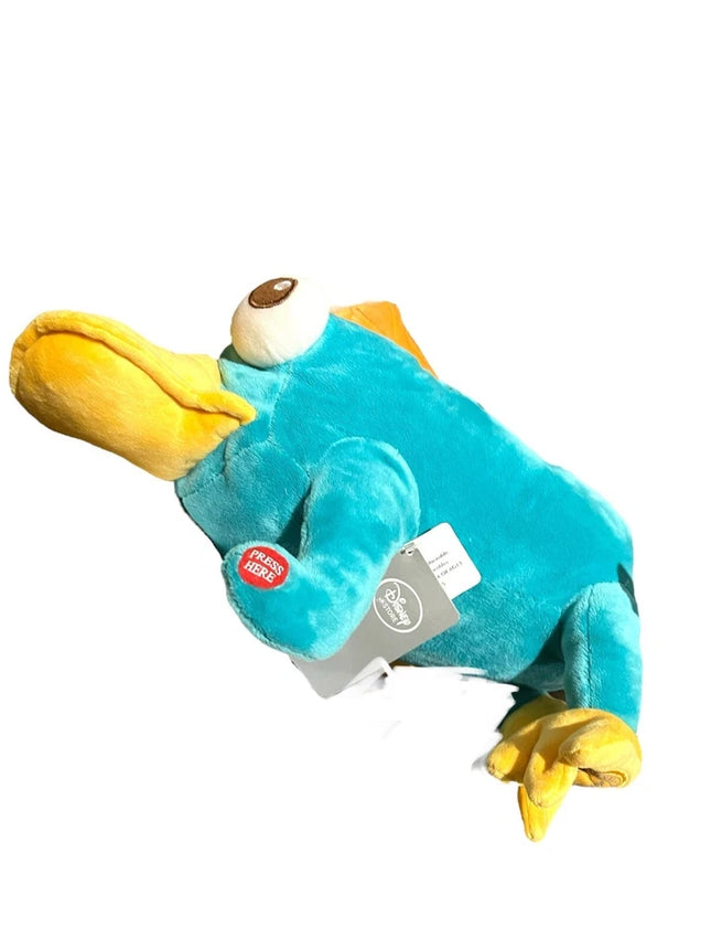 Disney Store Phineas & Ferb Perry The Platypus Talking Soft Plush Sound Talking
