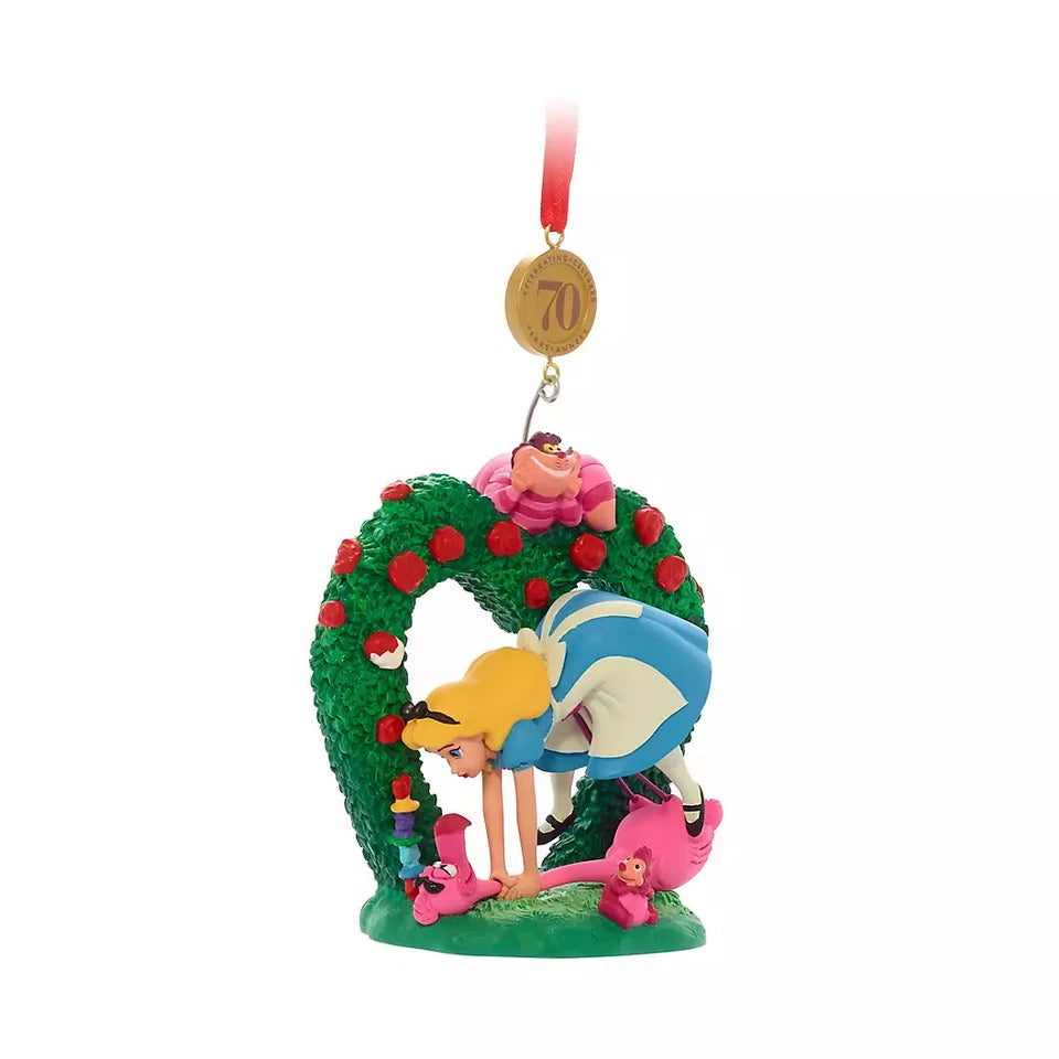 Disney Store Alice in Wonderland 70th anniversary Legacy Hanging Ornament Alic