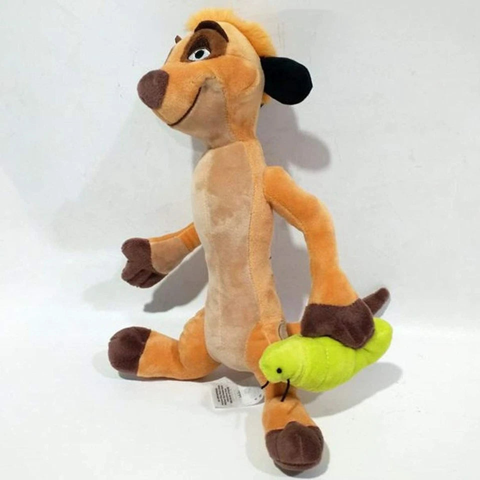 Disney Official The Lion King Timon Soft Plush Toy holding bug 30Cm
