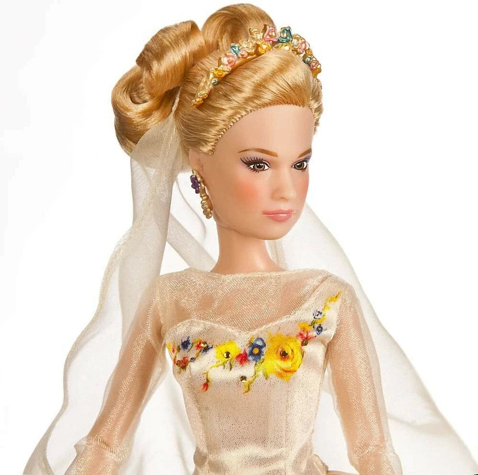 Cinderella & Prince Charming Wedding Doll Set 11" Action Film 2015.