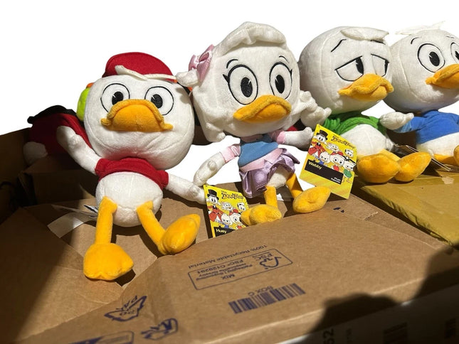 Disney Store Official Ducks Huey Dewey Louie Webby SOFT Plush TOY 25cm NEW TAG