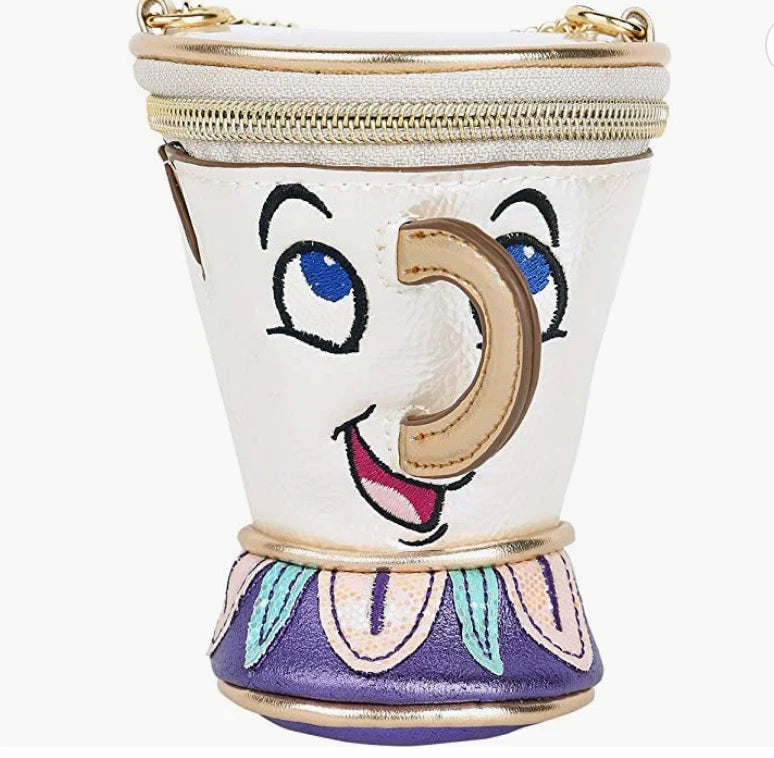 DISNEY STORE AUTHENTIC Chip Beauty & Beast Girls Purse Shoulder bag Accessory