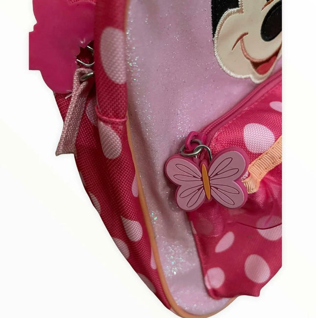 Disney store official Minnie Mouse trolley backpack Pink dogs for Kids Girls new