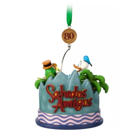 Disney Store DONALD DUCK Saludos Amigos Christmas Tree Legacy hanging Ornament