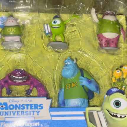 Disney Store Monsters University Figurine Playset 6 Pc figure Sulley NEW BOXED