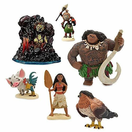 It's free to sell on eBay Excludes Vehicles and business sellers Sell one like this Sell something else  Share Disney Moana Figure Play Set 6 pc Moana, Maui, Pua, Hei-Hei