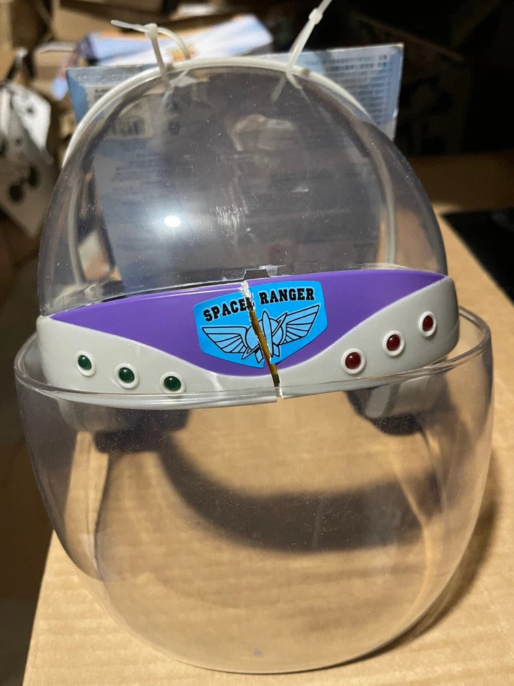 Disney Official Toy Story Light-up Buzz Lightyear Helmet NEW but damaged
