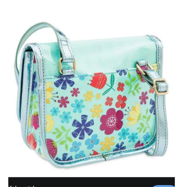 DISNEY STORE AUTHENTIC Frozen Anna & Elsa Crossbody Bag Girls Purse Accessory