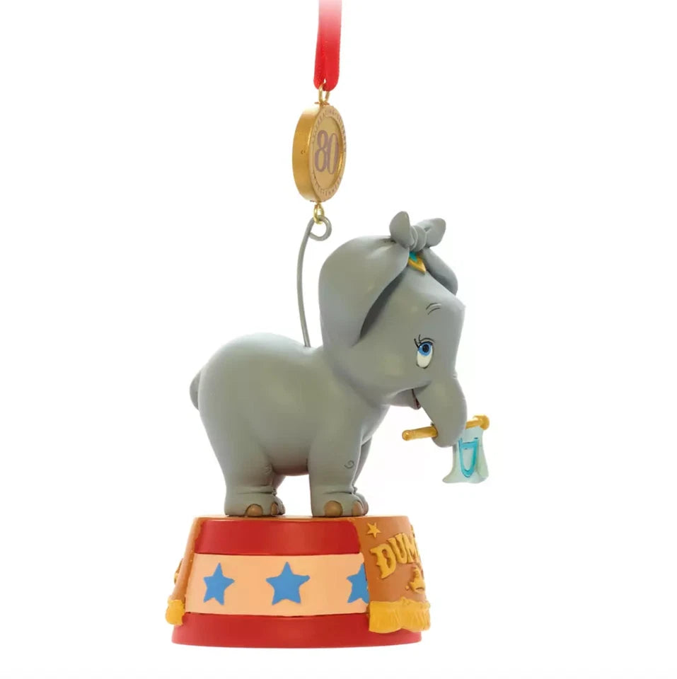 Disney Official Dumbo Elephant Legacy Hanging Ornament 80th anniversary NEW