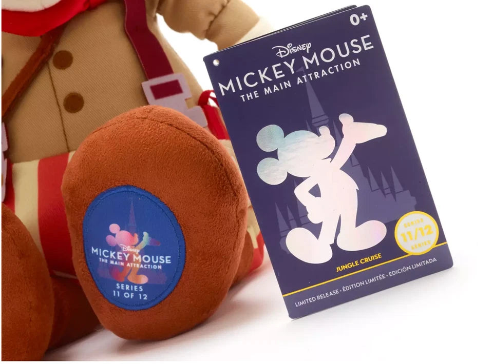 Disney Mickey Mouse Main Attraction Soft Toy, Jungle Cruise 11 of 12 Limited Ed
