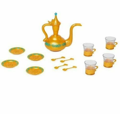 DISNEY Store ALADDIN JASMINE TEA TIME PLAY SET 13 PC SET Live Action Film NEW