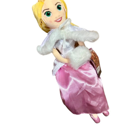Disney Store Tangled Winter Cape Rapunzel 18" Plush Doll Soft Toy Birthday Gift