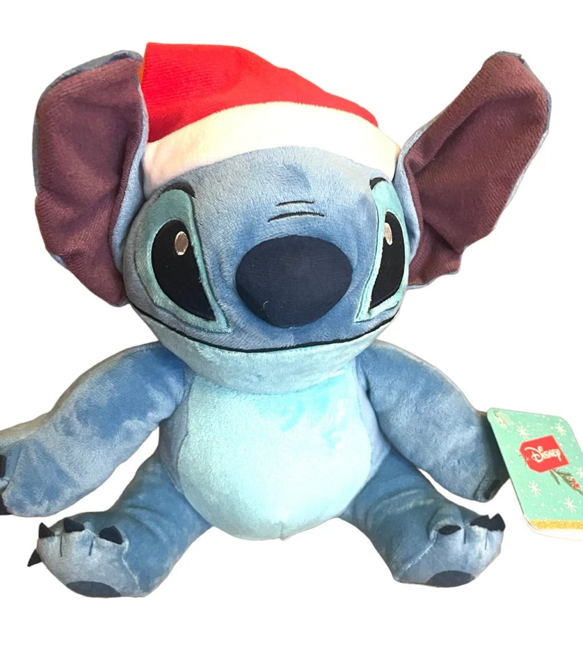 Disney Lilo & Stitch Christmas Holiday Mischief Stitch Plush Soft toy & Book NEW