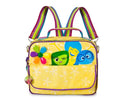 DISNEY Inside Out Reversible Bag Yellow features Anger, Sadness, Joy, Disgust