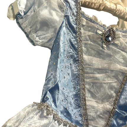 Disney Store official Princess Cinderella costume Formal Party Blue Kid Girl New