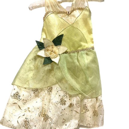 Disney official Princess and Frog Tiana costume girls kids Green party Size 5/6