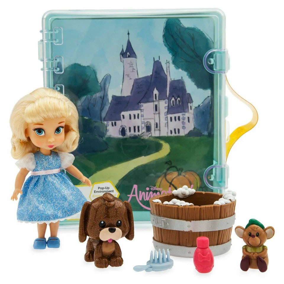 Disney Animators' Collection Cinderella Mini Doll Play Set New with Case