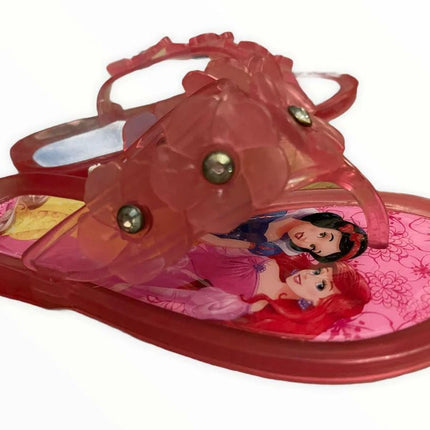 New Disney Store Princess Pink jelly slipper Aurora Ariel Shoes Kids UK 9/10
