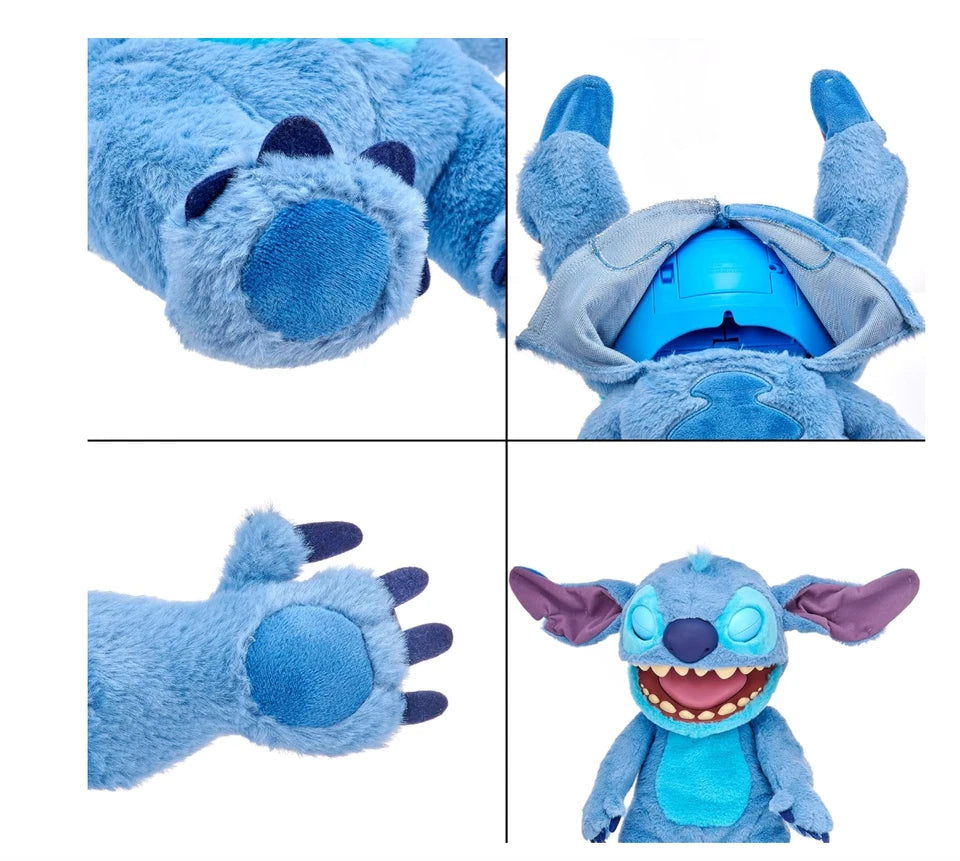 Real FX Disney Stitch Puppet 18''inch Interactive Plush Toy Sounds Realistic