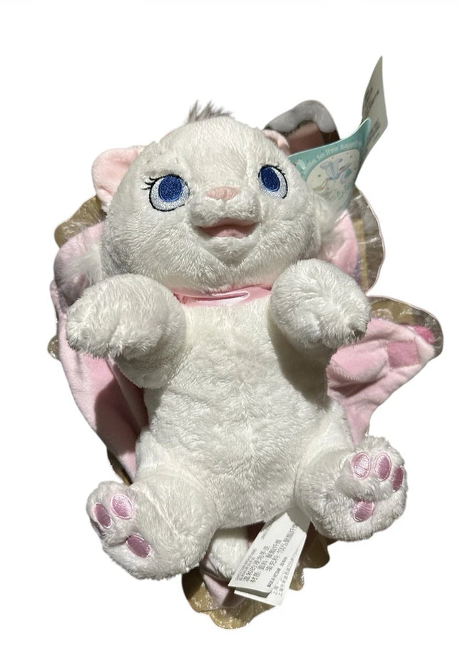 New Disney Store Aristocats Baby Marie In Pouch Blanket Soft Toy 25cm New