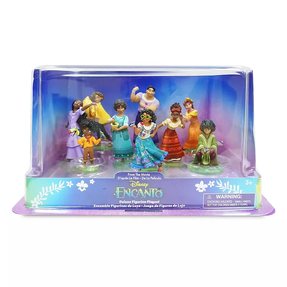 Disney Store Encanto Deluxe Figurine Playset. Mirabel, Dolores, Camilo, Bruno, A