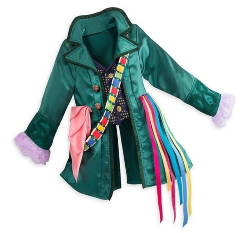 Disney Store Alice in Wonderland Deluxe Mad Hatter Costume Age 4 Years