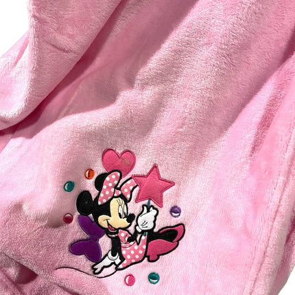 Disney store Minnie Mouse Pink fleece throw blanket for kids 50”X60” GIFT NEW