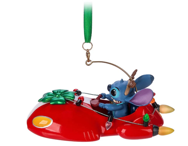 Disney Lilo & Stitch Sketchbook Ornament Speeder santa Christmas spacecraft