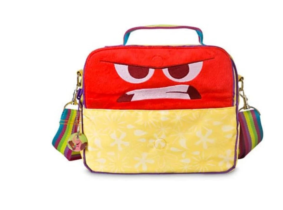 DISNEY Inside Out Reversible Bag Yellow features Anger, Sadness, Joy, Disgust