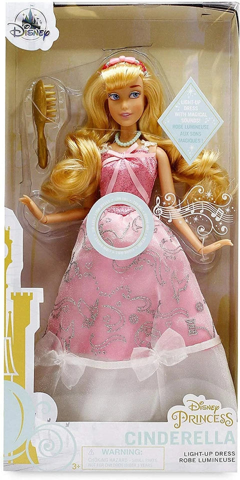 Disney Cinderella Premium Doll with Light-Up Dress 11 Inches