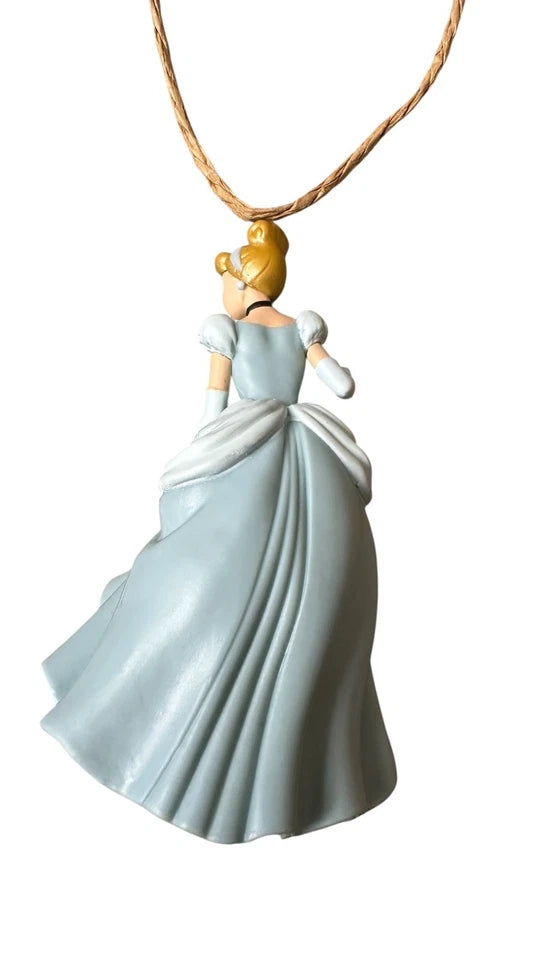 Disney Official Princess Cinderella Figure Figurine Hanging ornament Blue Gown