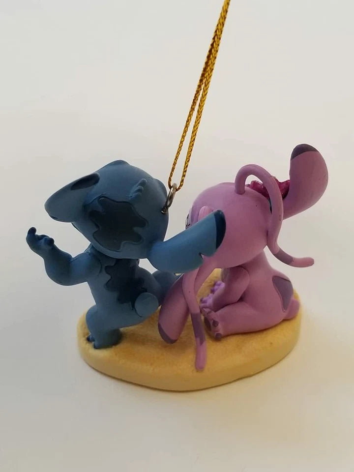 Disney Lilo & Stitch Christmas Tree Ornament Stitch Alien Angel Girlfriend Pink