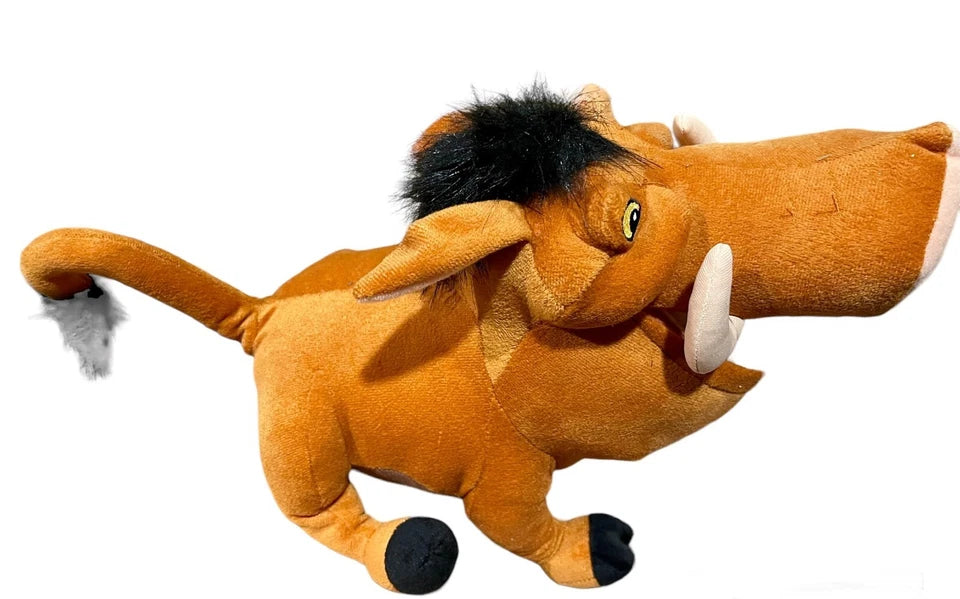 Disney Store Lion King Pumbaa Classic Large Soft Plush Toy - 12" NEW Tagged