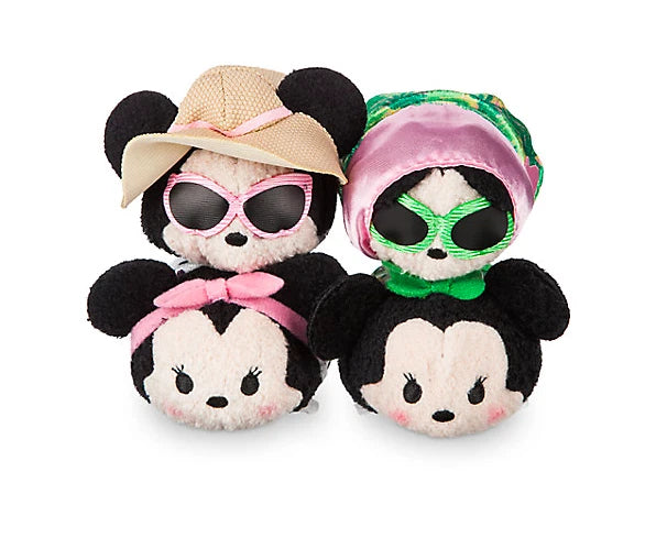 Disney Mickey & Minnie Mouse Summer Picnic TSUM TSUM soft set LIMITED EDITION