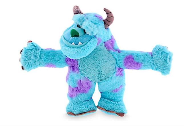Disney Parks Snuggle Snappers Sulley Soft Plush Doll Bracelet NEW 8"