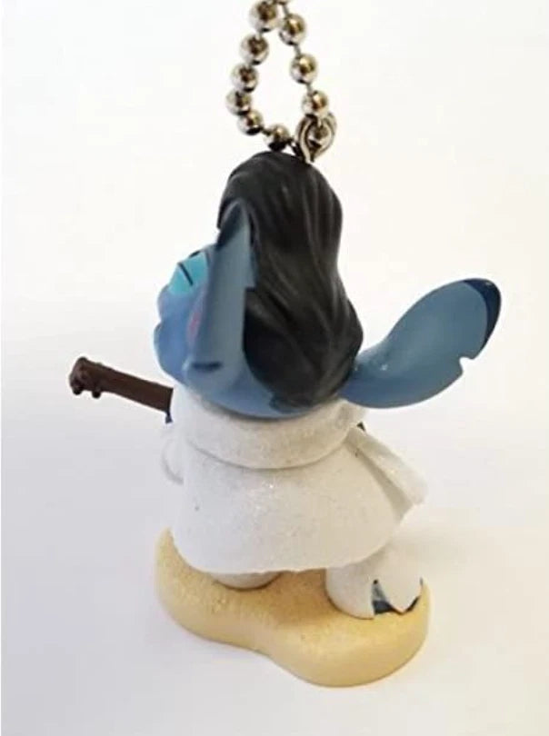 Disney Store official Lilo Stitch Hanging Ornament with guitar keychain Dangler