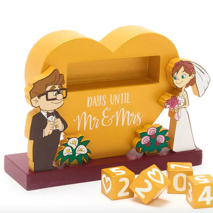 Disney Store Up Wedding Countdown Carl and Ellie Days until Mr & Mrs