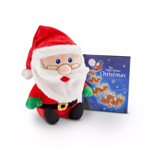 The Night Before Christmas Santa Book and Soft Plush Toy