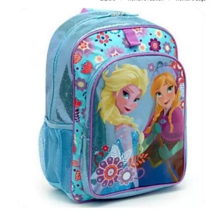 Disney Store Frozen Backpack Anna Elsa artwork