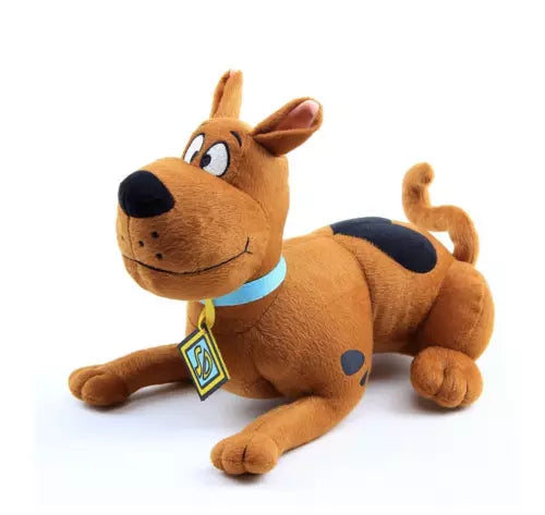 Scooby Doo Soft Plush Dog Toy laying  position