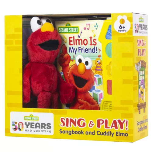 Sesame Street - Elmo is My Friend! Sing & Play Song Sound Book and Elmo Plush