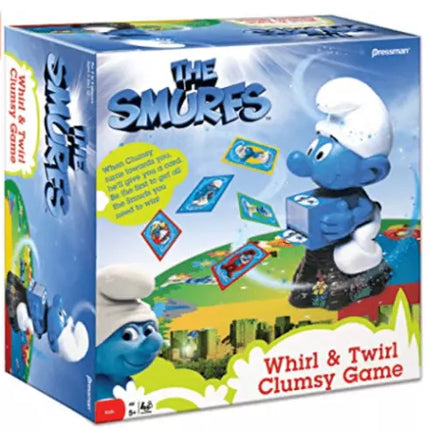 Pressman Smurfs Whirl and Twirl Clumsy Game