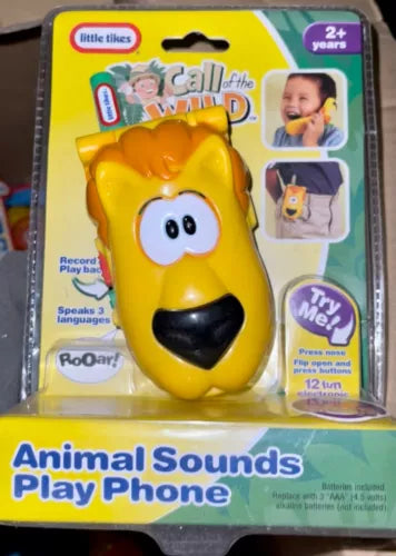 Little Tikes Animal sound play phone roar lion