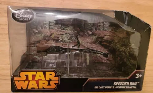 Disney Store Star Wars Speeder Bike die cast metal vehicle Endor